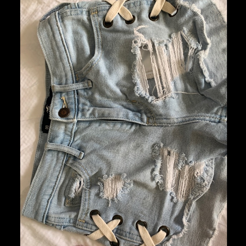 High waisted shorts